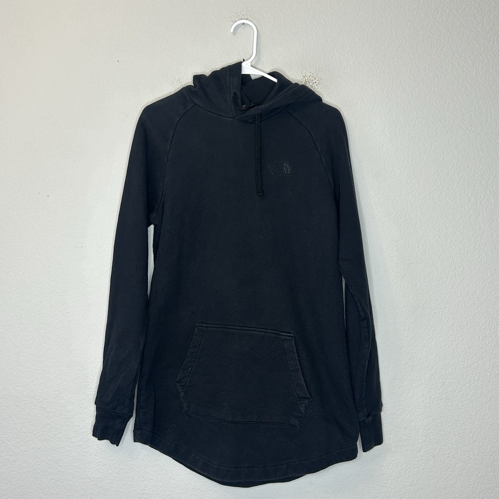 The North Face Black Tunic Long Pullover Hoodie Sweatshirt Women's Size M